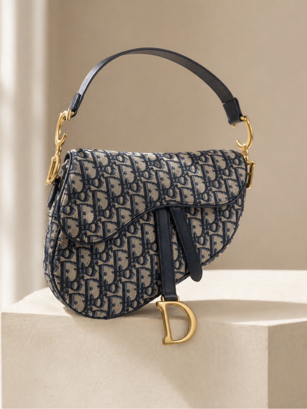 Dior Oblique monogram canvas Saddle Bag